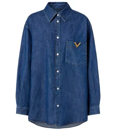 Valentino VGold chambray shirt | Thumbnail 1 Valentino VGold chambray shirt | Thumbnail 1