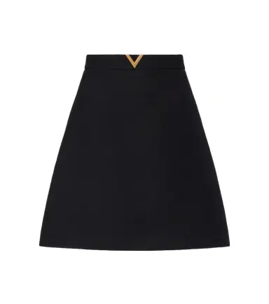 Valentino Crepe Couture VGold miniskirt | Thumbnail 1 Valentino Crepe Couture VGold miniskirt | Thumbnail 1