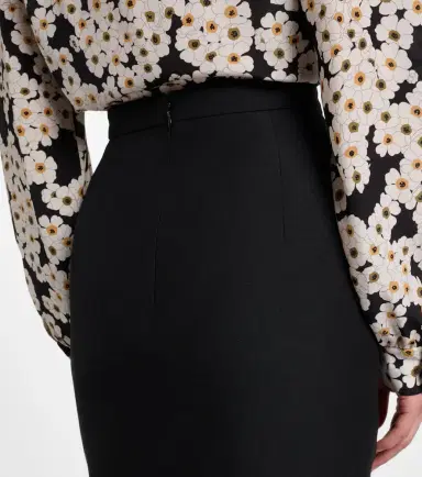 Valentino Crepe Couture feather-trimmed midi skirt | Thumbnail 5 Valentino Crepe Couture feather-trimmed midi skirt | Thumbnail 5