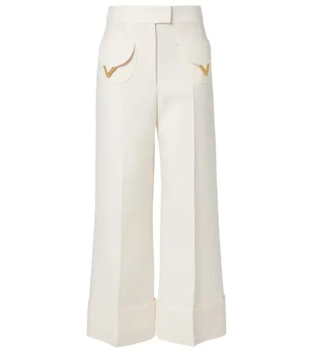 Valentino Crepe Couture wide-leg pants