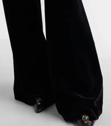 Valentino Cotton velvet flared pants | Thumbnail 2