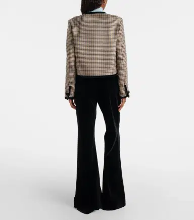 Valentino Cotton velvet flared pants | Thumbnail 3