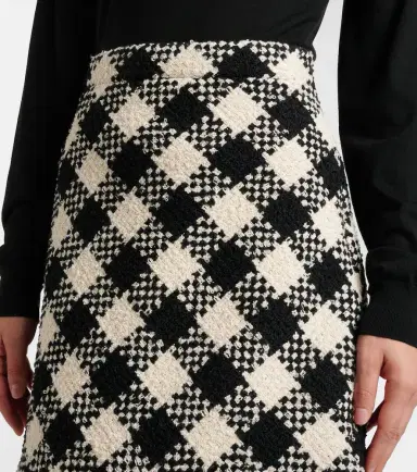 Valentino Cotton and wool-blend tweed miniskirt | Thumbnail 2 Valentino Cotton and wool-blend tweed miniskirt | Thumbnail 2