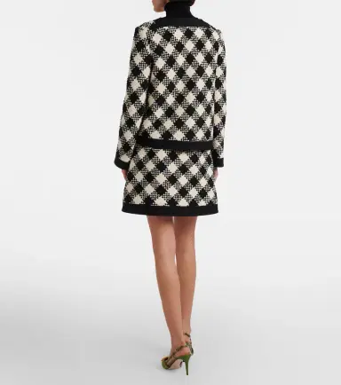 Valentino Cotton and wool-blend tweed miniskirt | Thumbnail 4 Valentino Cotton and wool-blend tweed miniskirt | Thumbnail 4