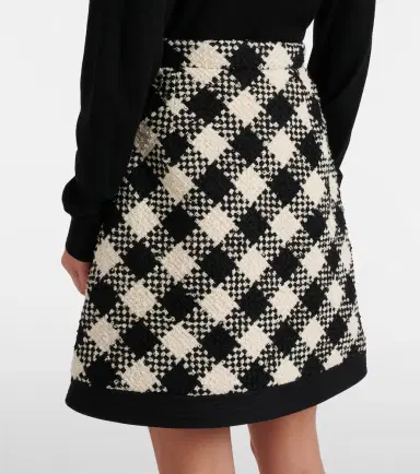 Valentino Cotton and wool-blend tweed miniskirt | Thumbnail 5 Valentino Cotton and wool-blend tweed miniskirt | Thumbnail 5