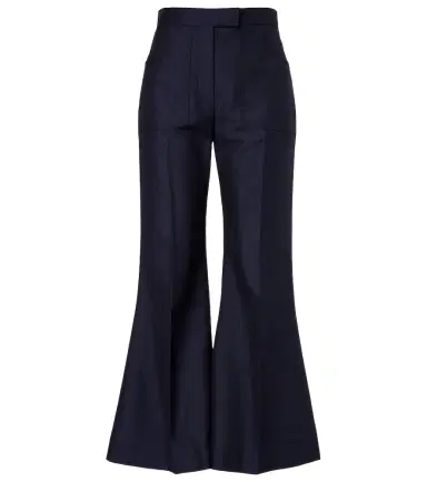 Valentino Wool and mohair flared pants | Thumbnail 1 Valentino Wool and mohair flared pants | Thumbnail 1