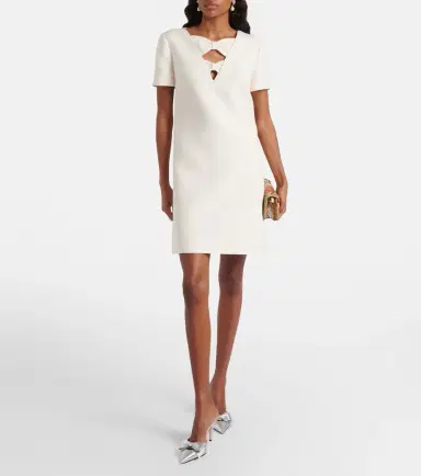 Valentino Crepe Couture bow-detail minidress | Thumbnail 2