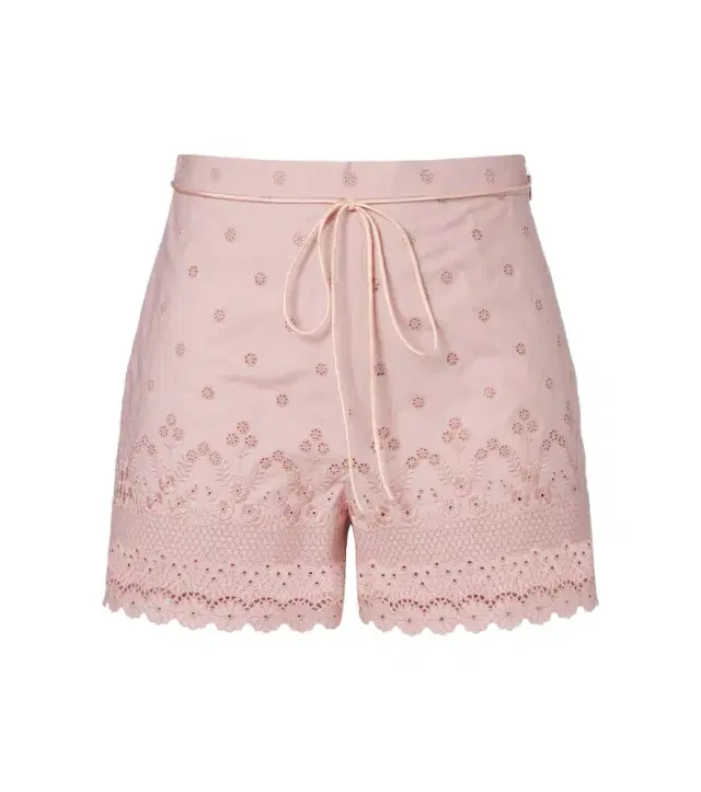 Valentino Embroidered cotton shorts