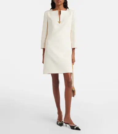 Valentino Crepe Couture VGold minidress | Thumbnail 5