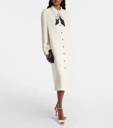 Valentino Cady Couture lace-trimmed midi dress | Thumbnail 6 Valentino Cady Couture lace-trimmed midi dress | Thumbnail 6