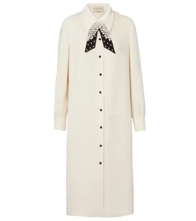 Valentino Cady Couture lace-trimmed midi dress | Thumbnail 1 Valentino Cady Couture lace-trimmed midi dress | Thumbnail 1
