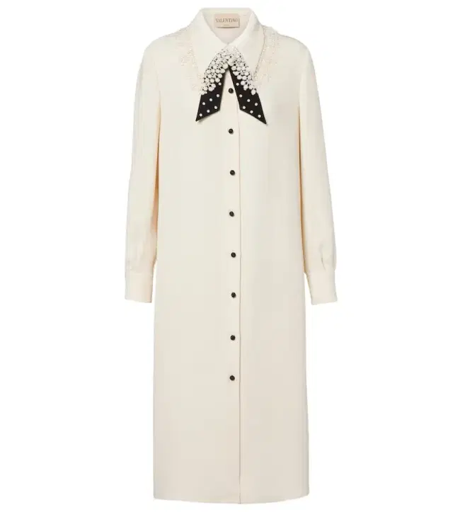 Valentino Cady Couture lace-trimmed midi dress
