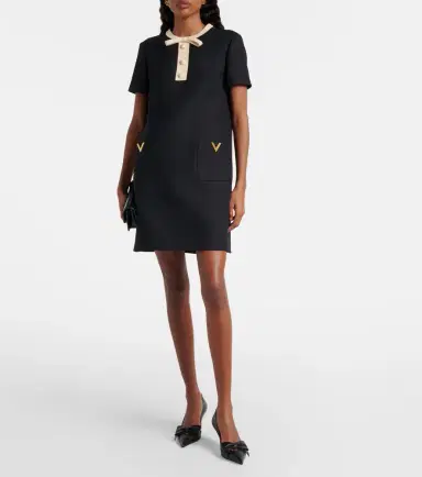 Valentino Crepe Couture VGold minidress | Thumbnail 2