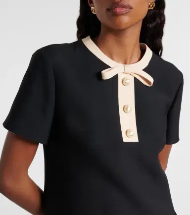 Valentino Crepe Couture VGold minidress | Thumbnail 4