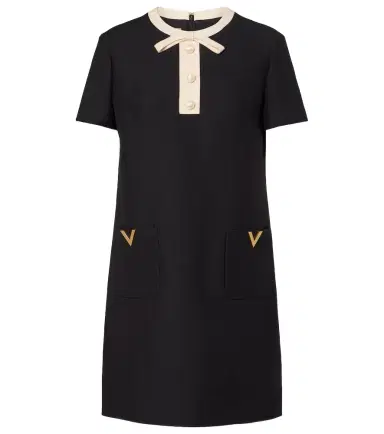 Valentino Crepe Couture VGold minidress | Thumbnail 1