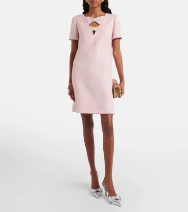 Valentino Crepe Couture bow-detail minidress | Thumbnail 2