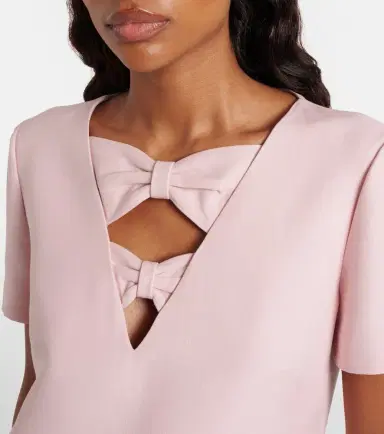 Valentino Crepe Couture bow-detail minidress | Thumbnail 3