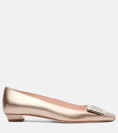 Roger Vivier Belle Vivier 25 leather ballet flats | Thumbnail 2