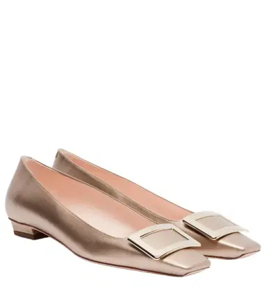Roger Vivier Belle Vivier 25 leather ballet flats | Thumbnail 1