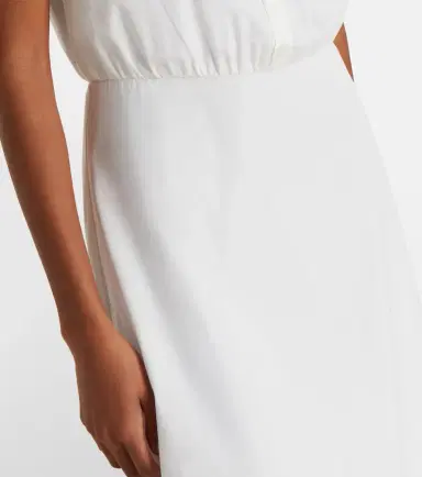 Valentino Guipure lace-trimmed cotton midi dress | Thumbnail 6