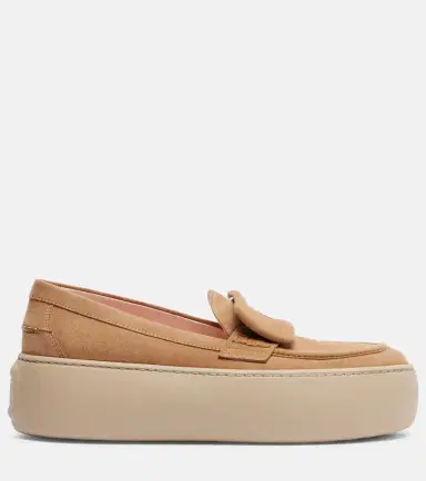 Roger Vivier Viv' Up suede platform loafers | Thumbnail 3 Roger Vivier Viv' Up suede platform loafers | Thumbnail 3