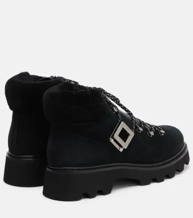 Roger Vivier Viv' Rangers suede lace-up boots | Thumbnail 2