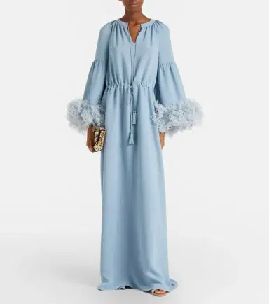 Valentino Cady Couture feather-trimmed gown | Thumbnail 4 Valentino Cady Couture feather-trimmed gown | Thumbnail 4