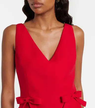 Valentino Crepe Couture bow-detail minidress | Thumbnail 2 Valentino Crepe Couture bow-detail minidress | Thumbnail 2