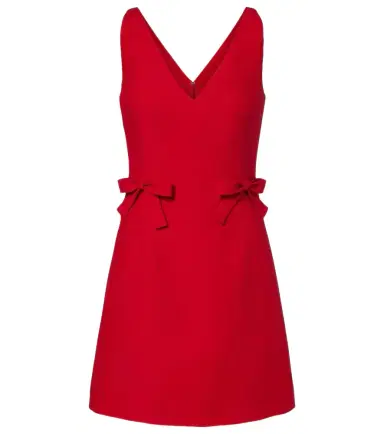 Valentino Crepe Couture bow-detail minidress | Thumbnail 1 Valentino Crepe Couture bow-detail minidress | Thumbnail 1