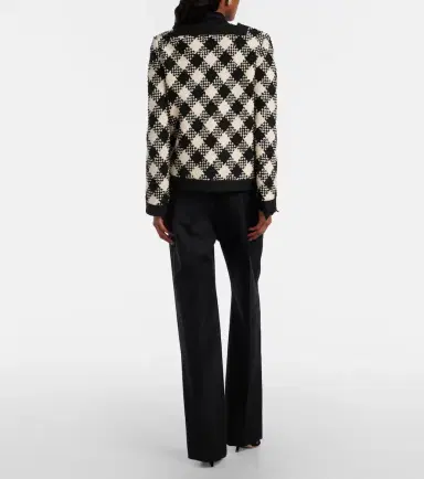 Valentino Bow-detail wool and mohair straight pants | Thumbnail 2 Valentino Bow-detail wool and mohair straight pants | Thumbnail 2