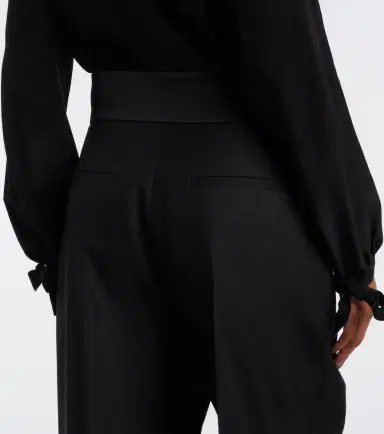 Valentino Bow-detail wool and mohair straight pants | Thumbnail 5 Valentino Bow-detail wool and mohair straight pants | Thumbnail 5