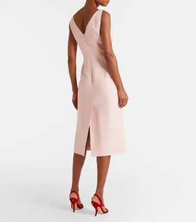 Valentino Crepe Couture bow-detail midi dress | Thumbnail 2