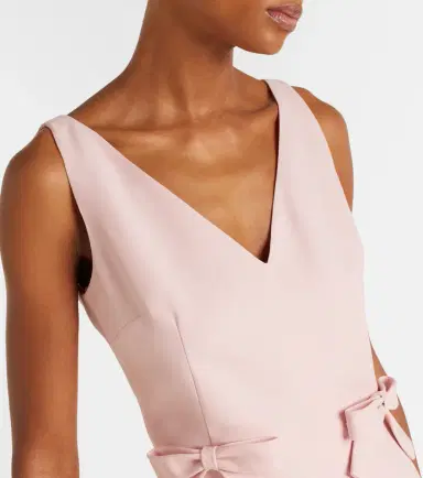 Valentino Crepe Couture bow-detail midi dress | Thumbnail 4