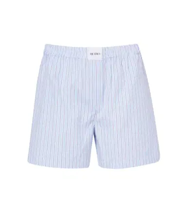 The Attico Striped cotton shorts | Thumbnail 1 The Attico Striped cotton shorts | Thumbnail 1