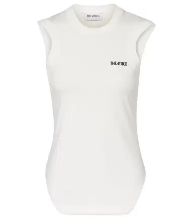 The Attico Logo cotton top | Thumbnail 1