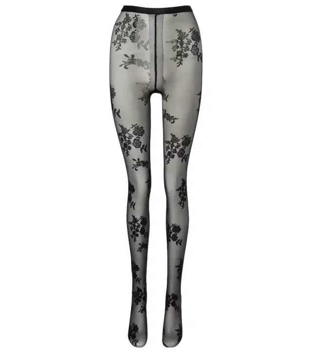Floral tights