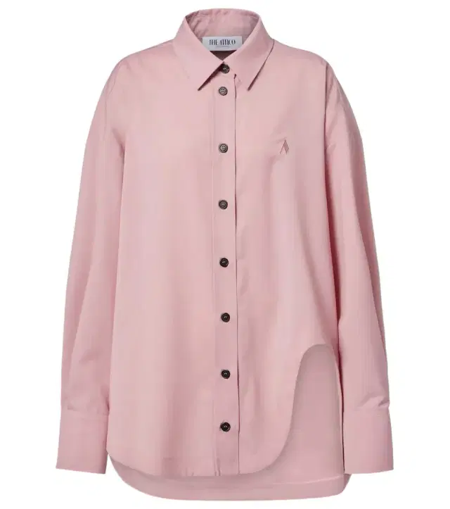 The Attico Diana asymmetric oversized shirt