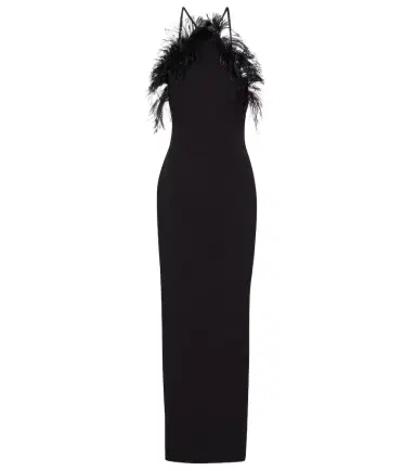 The Attico Feather-trimmed gown | Thumbnail 1