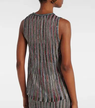 Missoni Sequined striped lamé top | Thumbnail 4