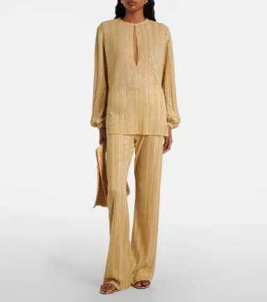 Missoni Zig Zag lamé straight pants | Thumbnail 2 Missoni Zig Zag lamé straight pants | Thumbnail 2
