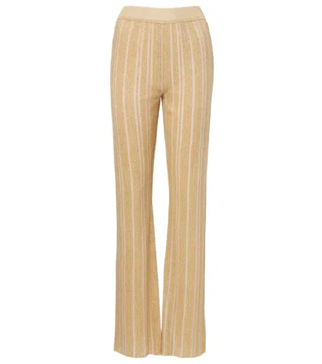 Missoni Zig Zag lamé straight pants