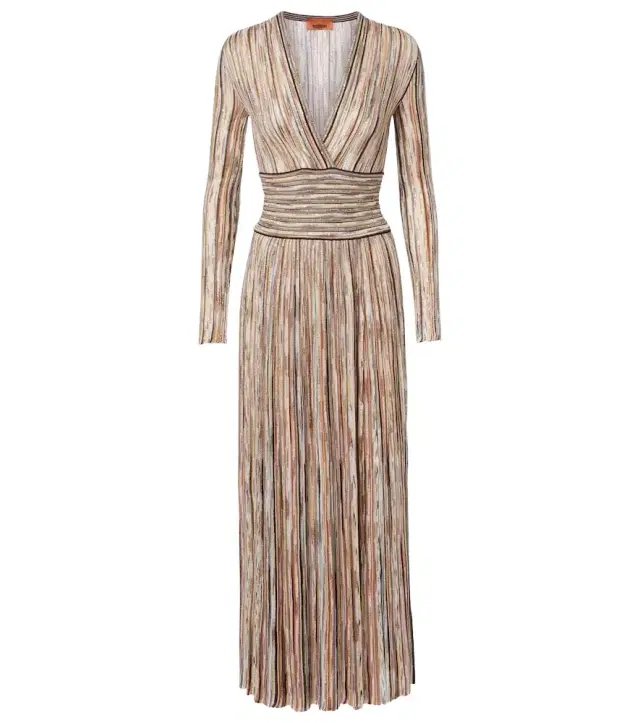 Missoni Sequined striped maxi dress