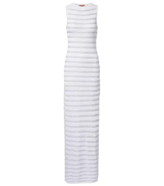 Missoni Sequined striped maxi dress
