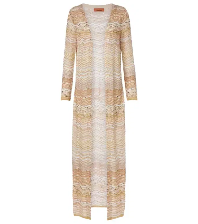 Missoni Zigzag lamé cardigan