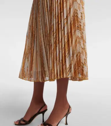 Missoni Plissé printed midi skirt | Thumbnail 6