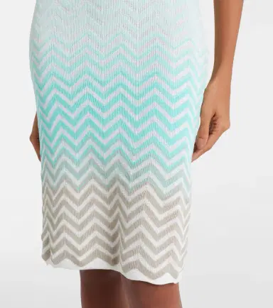 Missoni Zigzag knitted cotton-blend midi dress | Thumbnail 3
