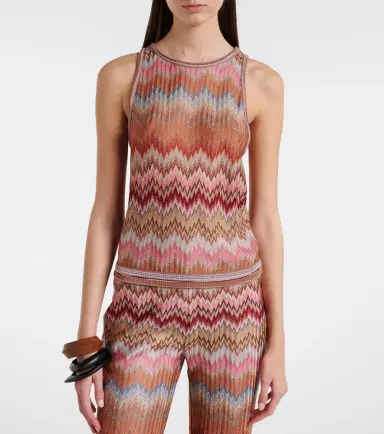 Missoni Zigzag lamé tank top | Thumbnail 5