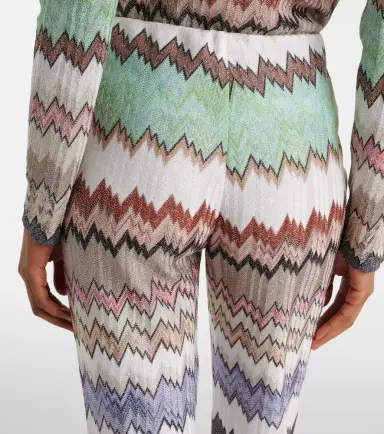Missoni Zigzag lamé cropped straight pants | Thumbnail 2
