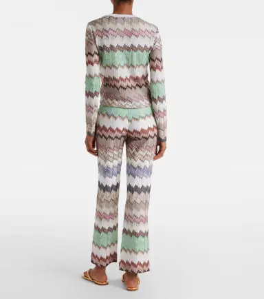 Missoni Zigzag lamé cropped straight pants | Thumbnail 3