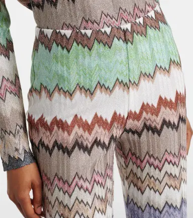 Missoni Zigzag lamé cropped straight pants | Thumbnail 4